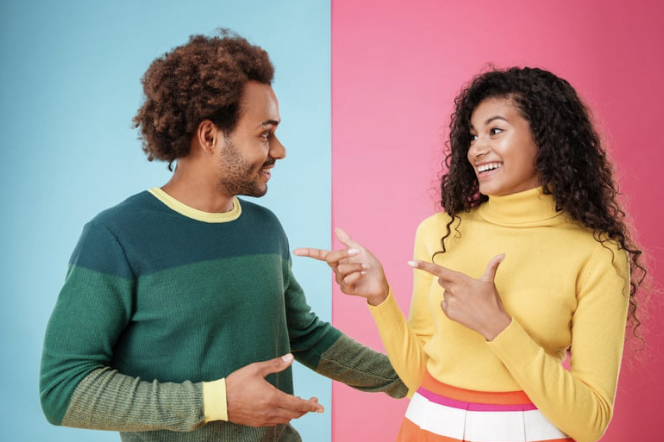 talking across divide - Canva